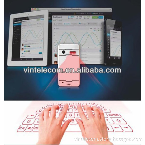 2014 new projected laser keyboard/virtual laser keyboard for Iphone/ipad and other smartphone